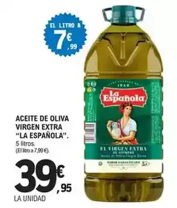 E.Leclerc La española - aceite de oliva virgen extra oferta