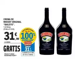 E.Leclerc Baileys - crema de whisky original oferta
