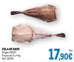 Makro Origen - cola de rape oferta