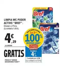 E.Leclerc Bref - limpia wc poder activo oferta