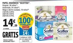 E.Leclerc Scottex - papel higienico oferta