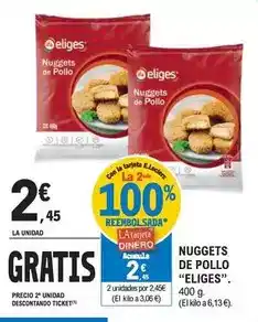 E.Leclerc Eliges - nuggets de pollo oferta