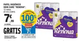 E.Leclerc Renova - papel higienico skin care oferta