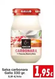 Proxi Gallo - salsa carbonara oferta