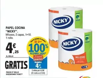 E.Leclerc Nicky - papel cocina oferta