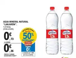 E.Leclerc Lanjarón - agua mineral natural oferta
