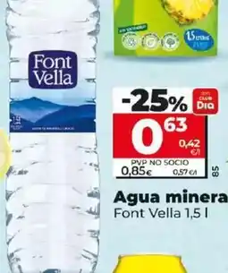 Alimerka Font vella - agua mineral oferta