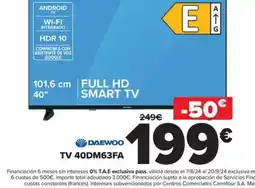 Carrefour TV 40DM63FA oferta