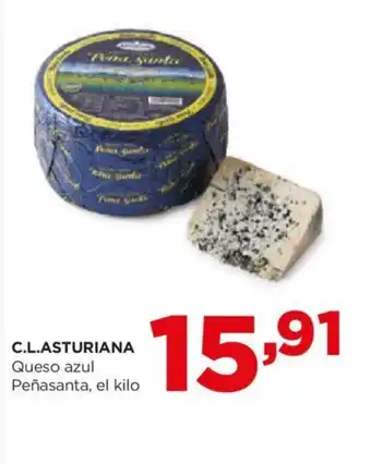 Alimerka C.L.ASTURIANA Queso azul Peñasanta, el kilo oferta