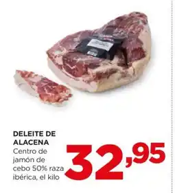 Alimerka DELEITE DE ALACENA Centro de jamón de cebo 50% raza ibérica, el kilo oferta