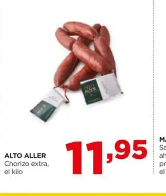 Alimerka ALTO ALLER Chorizo extra, el kilo oferta