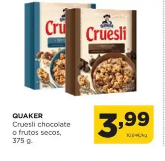 Alimerka QUAKER Cruesli chocolate oferta