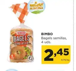 Alimerka BIMBO Bagels semillas, oferta