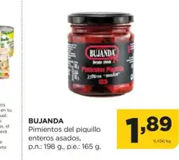 Alimerka BUJANDA Pimientos del piquillo enteros asados, oferta