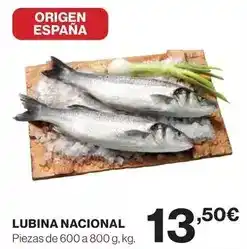 Hipercor Origen - lubina nacional oferta