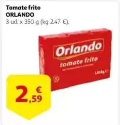 Alcampo Orlando - tomate frito oferta