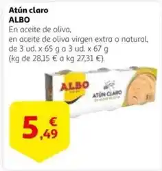 Alcampo Albo - atun claro oferta