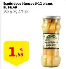 Alcampo El pilar - espárragos blancos 6-12 piezas oferta