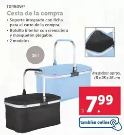 Lidl Topmove - cesta de la compra oferta