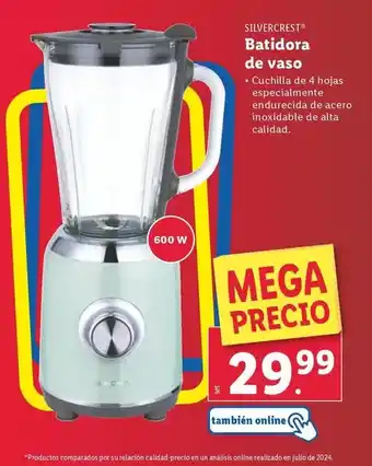 Lidl Silvercrest - batidora de vaso oferta