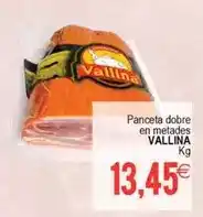 Plenus Supermercados Vallina - panceta dobre en metades oferta
