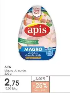 Plenus Supermercados Argal - xamón curado medios oferta