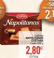 Plenus Supermercados Cuétara - galletas napolitanas oferta