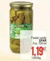 Plenus Supermercados Spar - feixón verde oferta