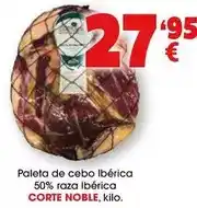 TOP Cash & Carry Corte noble - paleta de cebo iberica 50% raza iberica oferta