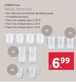 Lidl LIVARNO home Vasos térmicos oferta
