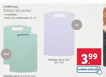 Lidl LIVARNO home Tablas de cortar oferta