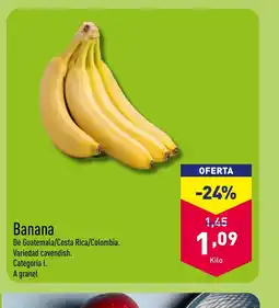 ALDI Banana oferta