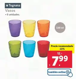 Lidl Vasos oferta