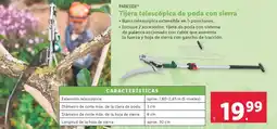 Lidl PARKSIDE® Tijera telescópica de poda con sierra oferta