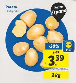 Lidl Patata oferta
