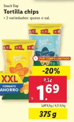 Lidl Snack Day Tortilla chips oferta