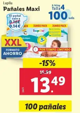Lidl Lupilu Pañales Maxi oferta