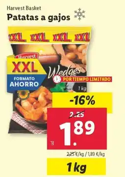Lidl Harvest Basket Patatas a gajos oferta