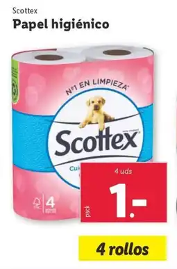 Lidl Scottex Papel higiénico oferta