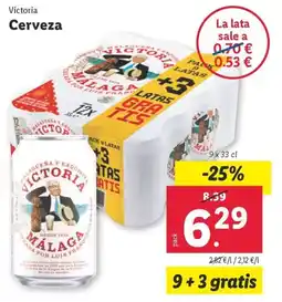 Lidl Victoria Cerveza oferta