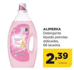Alimerka Alimerka - detergente líquido prendas delicadas oferta