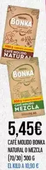 Claudio Bonka - cafe molido natural o mezcla oferta