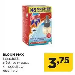 Alimerka Bloom - max - insecticida eléctrico moscas y mosquitos, recambio oferta