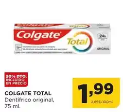 Alimerka Colgate - dentífrico original oferta