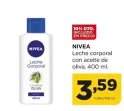 Alimerka Nivea - leche corporal con aceite de oliva oferta