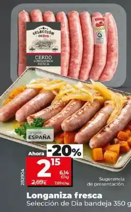 Dia Seleccion de dia - longaniza fresca oferta