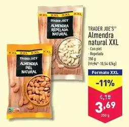 ALDI Trader joe´s - almendra natural xxl oferta