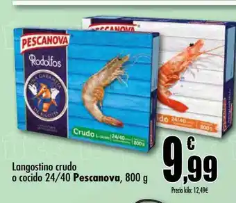 Unide Supermercados Langostino Crudo O Cocido 24/40 Pescanova oferta