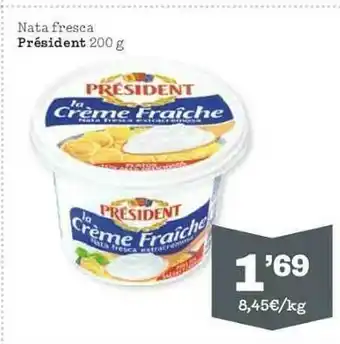 Sorli Président Nata Fresca 200g oferta