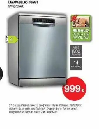 Milar Lavavajillas Bosch Sms6zci42e oferta